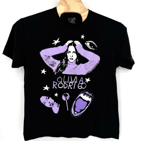 Olivia Rodrigo GUTS‎ Album Unisex Cotton T-Shirt XL Black - Picture 1 of 4